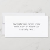 Modern stijlvol dank u bewerkbare gouden tekst bedankkaart (Achterkant)