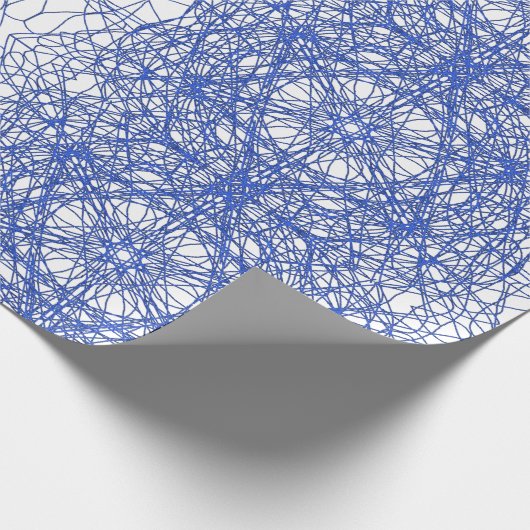 Modern stijlvol eenvoudig geometrisch patroon frac cadeaupapier (Hoek)