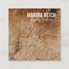 Modern stijlvol houtbewerkers Visitekaartje