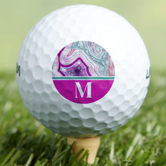 Modern stijlvol Initiaal Monogram Golfballen