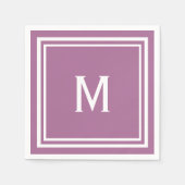 Modern stijlvol model aangepast monogram servetten (Voorkant)