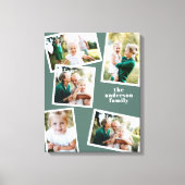 Modern stijlvol, multi-fotoreportaal voor thuisgeb canvas afdruk (Voorkant)