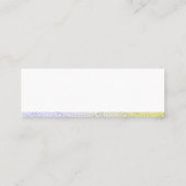 Modern stijlvol patroon mini visitekaartje (Achterkant)