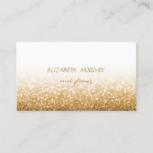 Modern stijlvol, professioneel glittery, Bokeh Visitekaartje (Voorkant)