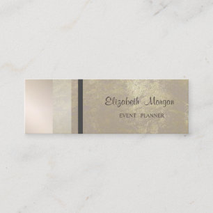 Modern stijlvol, professioneel meetkundig, gestree mini visitekaartje