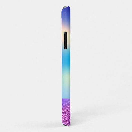 Modern Stijlvol Roze Flamingo Holographic Case-Mate iPhone Case (Achterkant/rechts)