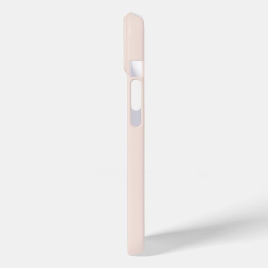 Modern stijlvol script blush roze Case-Mate iPhone case (Achterkant / Links)