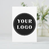 Modern, stijlvol, stijlvol en RSVP kaartje (Staand voorkant)