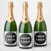 Modern, stijlvol, stijlvol en sparkling wijnetiket (Flessen)