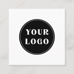 Modern, stijlvol, stijlvol en vierkante visitekaartje