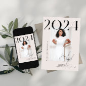 Modern stijlvol tijdschrift | Afstuderen fotofeest Kaart