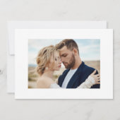 Modern stijlvolle foto van script opslaan Datum ka Save The Date (Achterkant)