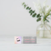 Modern Stijlvolle Professiona, Lashes Mini Visitekaartje (Staand voorkant)