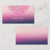 Modern stijlvolle professional, Stippen Visitekaartje (Voorkant / Achterkant)