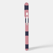 Modern Stijlvolle Roze Polka Dot Case-Mate iPhone Case (Achterkant / Links)