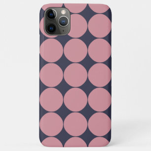 Modern Stijlvolle Roze Polka Dot iPhone 11 Pro Max Hoesje