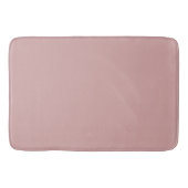 Modern stoffig roos roze Plain Solid Kleur Badmat (Voorkant)