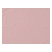 Modern stoffig roos roze Plain Solid Kleur Tafelkleed (Voorkant (Horizontaal))