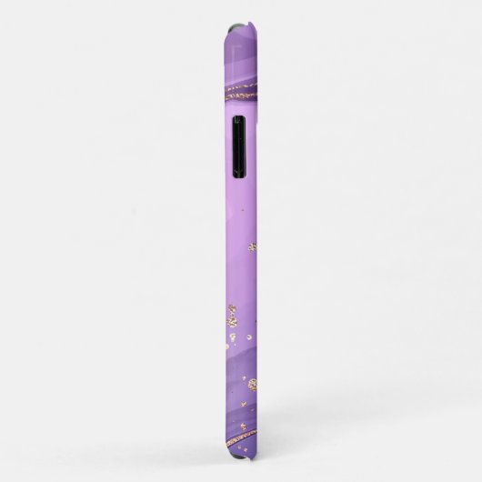 Modern Stone Dusty Blue Marble Case-Mate iPhone Case (Achterkant/rechts)