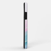 Modern Stone Dusty Blue Marble Case-Mate iPhone Case (Achterkant/rechts)