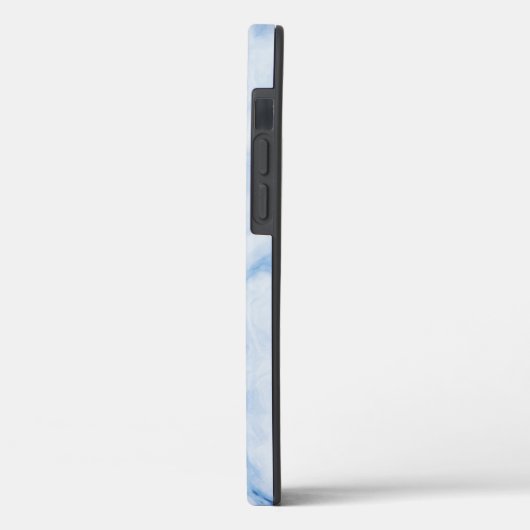 Modern Stone Dusty Blue Marble Case-Mate iPhone Case (Achterkant / Links)