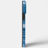 Modern Stone Dusty Blue Marble Case-Mate iPhone Case (Achterkant / Rechts)