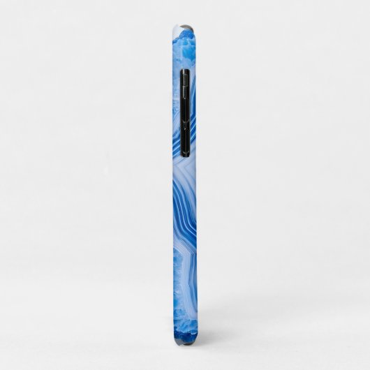 Modern Stone Dusty Blue Marble Case-Mate iPhone Case (Achterkant/links)