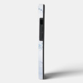 Modern Stone Dusty Blue Marble Case-Mate iPhone Case (Achterkant / Links)