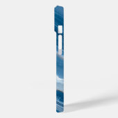 Modern Stone Dusty Blue Marble Case-Mate iPhone Case (Achterkant / Links)