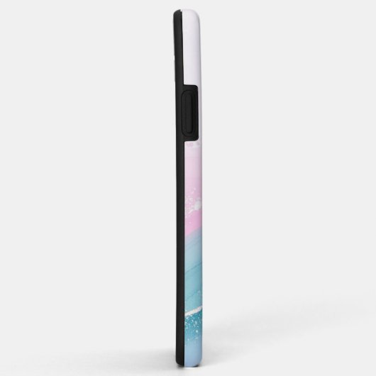 Modern Stone Dusty Blue Marble Case-Mate iPhone Case (Achterkant/rechts)