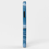 Modern Stone Dusty Blue Marble Case-Mate iPhone Case (Achterkant/rechts)