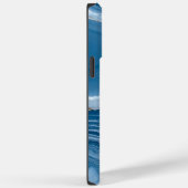 Modern Stone Dusty Blue Marble Case-Mate iPhone Case (Achterkant / Rechts)