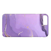 Modern Stone Dusty Blue Marble Case-Mate iPhone Case (Achterkant (Horizontaal))