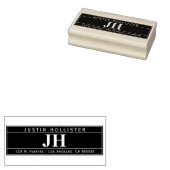 Modern Stout Professioneel | Retouradres Rubberstempel (Gestempeld)