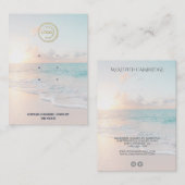 Modern strand 3 paren van Stud Earring Display Visitekaartje (Voorkant / Achterkant)