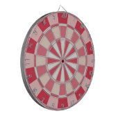 Modern Strawberry Pink Dartbord (Voorkant Links)