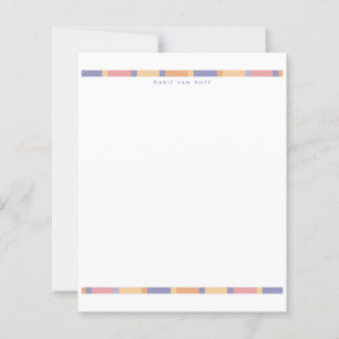 Modern streep papier vel