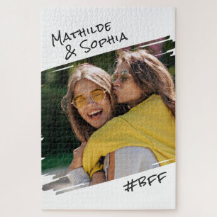 Modern Street Art Voeg je foto toe BBF Beste vrien Legpuzzel