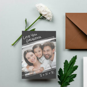 Modern Street Art voegt je fotoliefje toe Feestdagenkaart