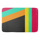 Modern strepenpatroon, diagonaal en verticaal, badmat (Voorkant)