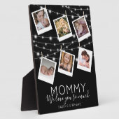 Modern String Lights Mammie Foto Collage Fotoplaat (Zijkant)