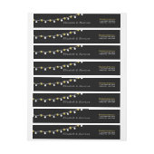 Modern String Lights, White & Gold Wedding (Vel)