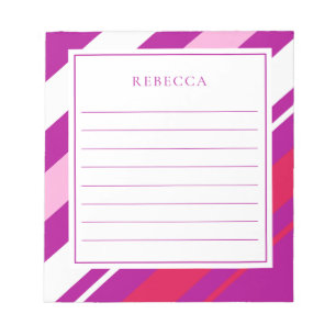 Modern Stripe Diagonaal Notitieblok