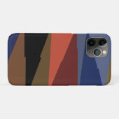 Modern Stripe Kleurrijke Regenboog driehoek patroo Case-Mate iPhone Case (Achterkant (horizontaal))