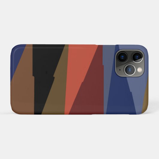 Modern Stripe Kleurrijke Regenboog driehoek patroo Case-Mate iPhone Case (Achterkant (horizontaal))