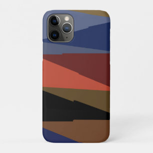 Modern Stripe Kleurrijke Regenboog driehoek patroo iPhone 11 Pro Hoesje
