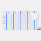 Modern Stripe | Nautical Blue Striking Scandi Case-Mate iPhone Case (Achterkant (horizontaal))
