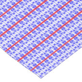 Modern Stripe Red White Blue Bold Stylish Pattern Tafelkleed (Gekanteld)