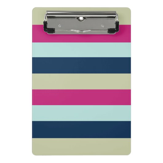 Modern Striped Mini Klembord (Voorkant)