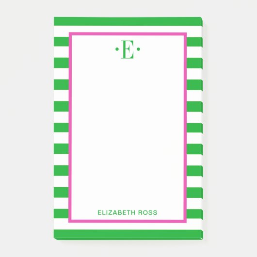 Modern Striped Post-it® Notes (Voorkant)